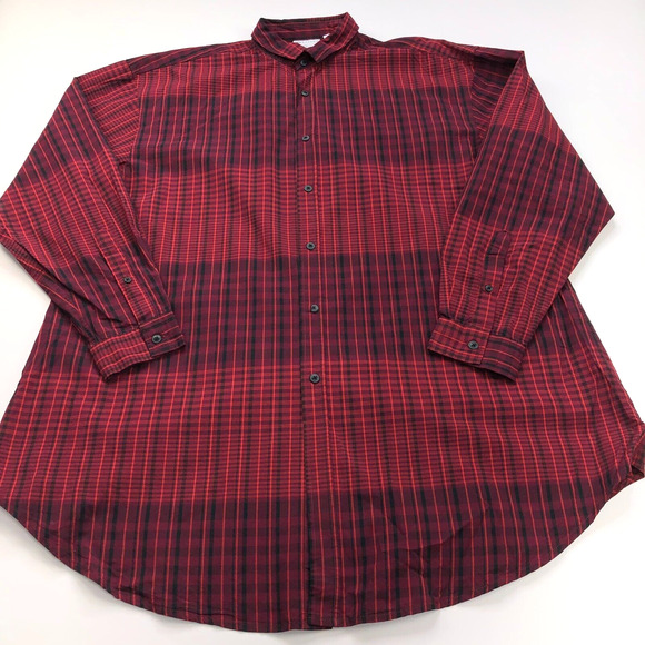 ASOS Design Medium Shirt Dress Oversized Baggy LS Multicolor Check Plaid - Picture 1 of 13